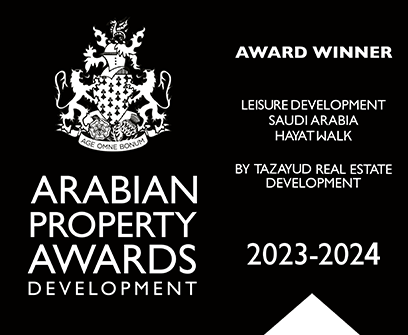 Awarded as the 2023 Best Leisure Project for Hayat Walk by Arabian Property Awards